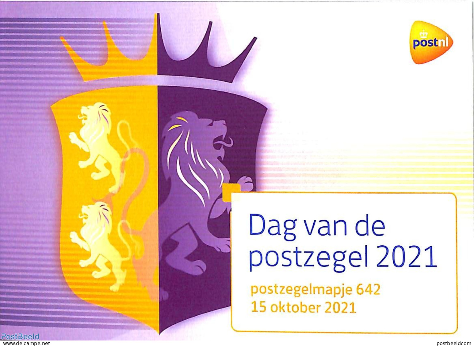Netherlands 2021 Stamp Day, Presentation Pack 642, Mint NH - Markenheftchen Und Rollen