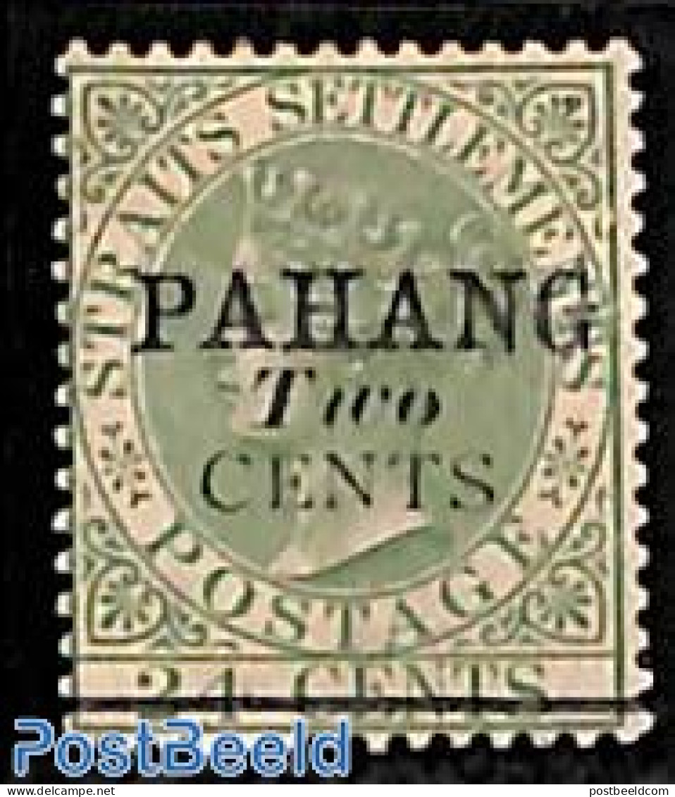 Malaysia 1891 Pahang, 2c, Overprint 1v, Unused (hinged) - Andere & Zonder Classificatie