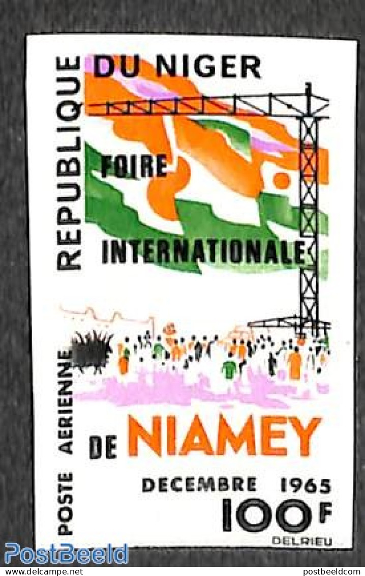Niger 1965 Niamey Fair 1v, Imperforated, Mint NH, Various - Export & Trade - Usines & Industries