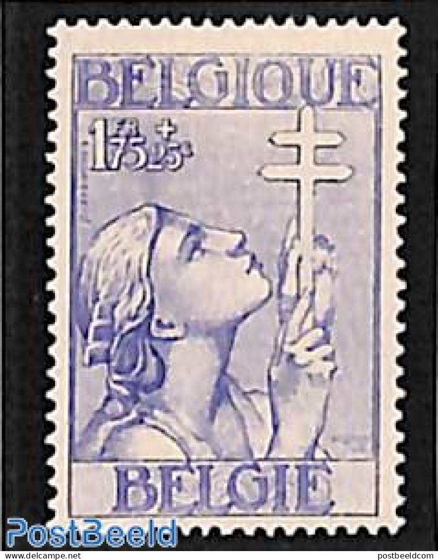 Belgium 1933 1.75, Stamp Out Of Set, Unused (hinged), Health - Anti Tuberculosis - Unused Stamps