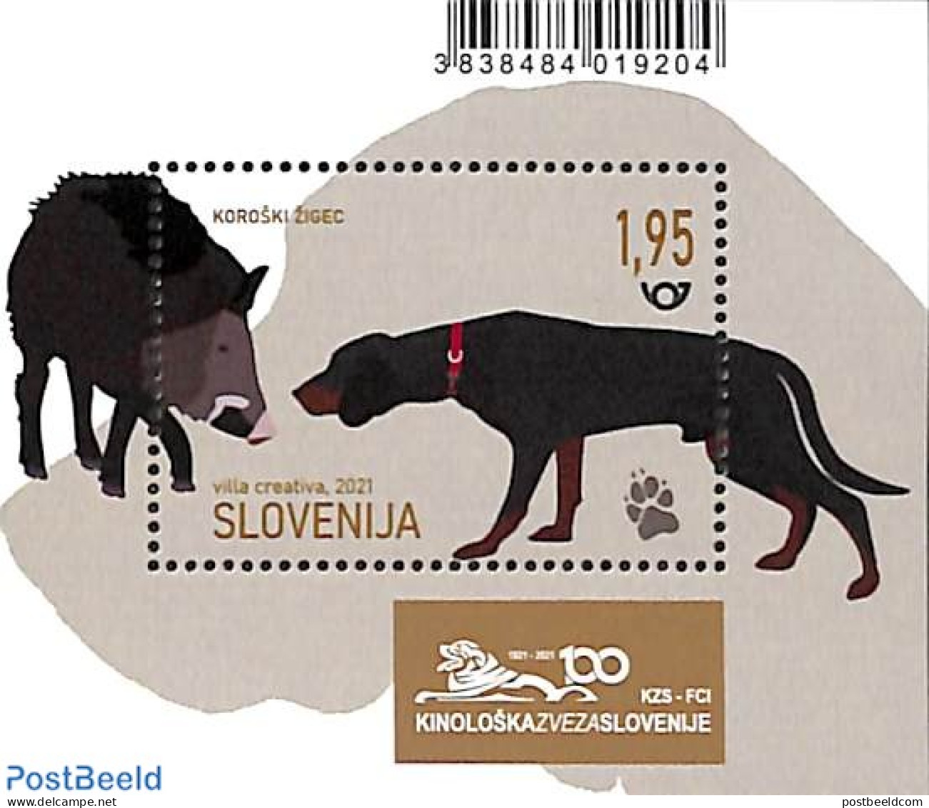 Slovenia 2021 Working Dogs S/s, Mint NH, Nature - Animals (others & Mixed) - Dogs - Slovénie