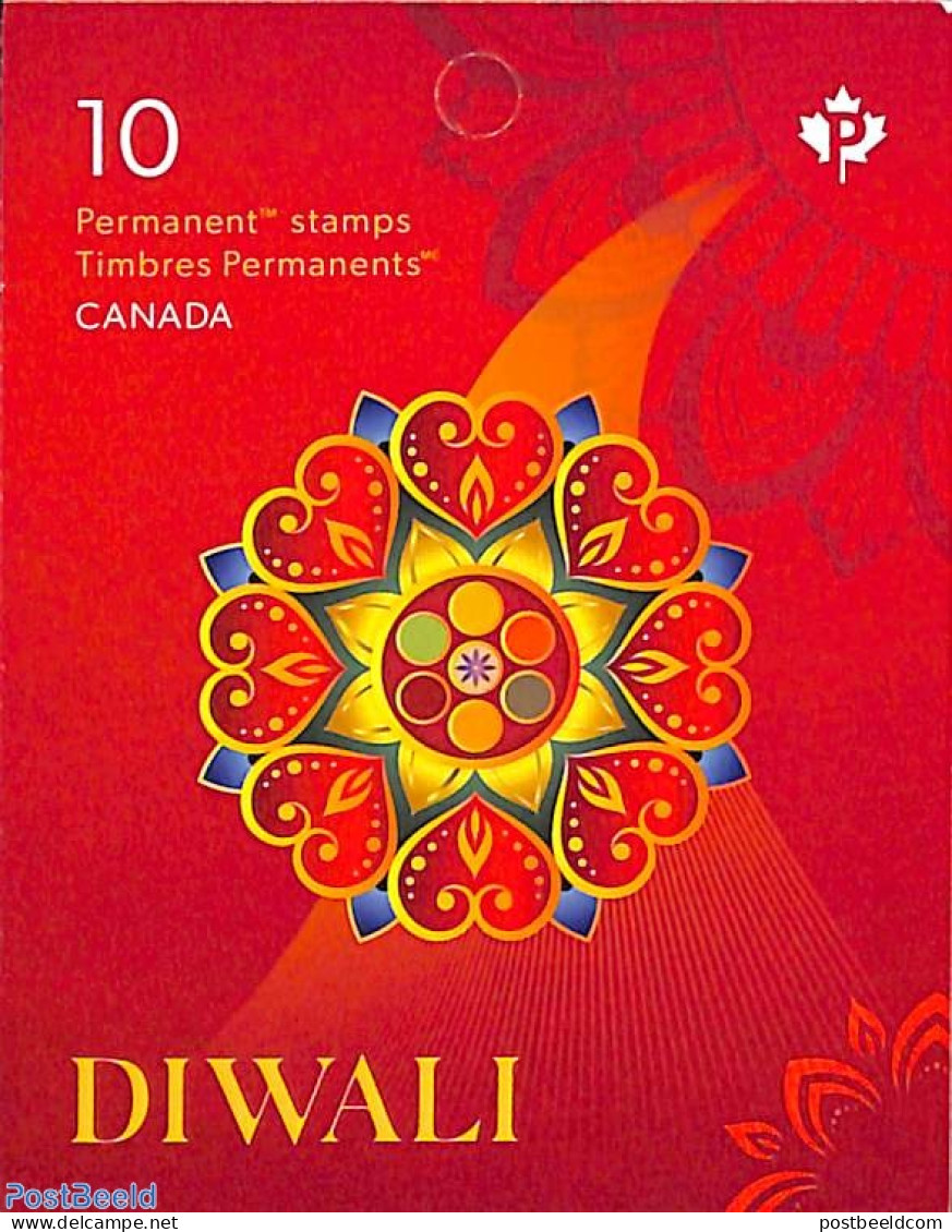 Canada 2021 Diwali Booklet S-a, Mint NH - Unused Stamps