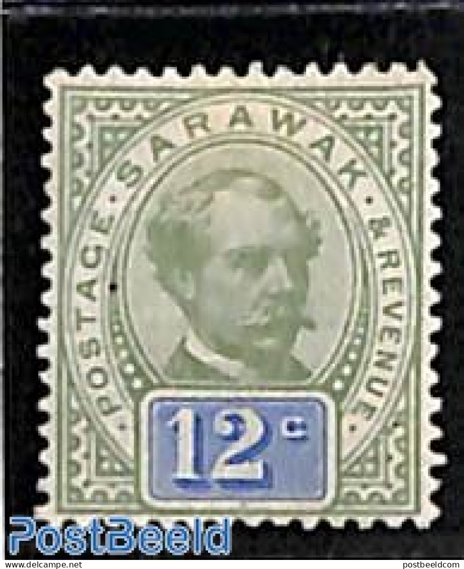 Malaysia 1888 Sarawak, 12c, Stamp Out Of Set, Unused (hinged) - Altri & Non Classificati