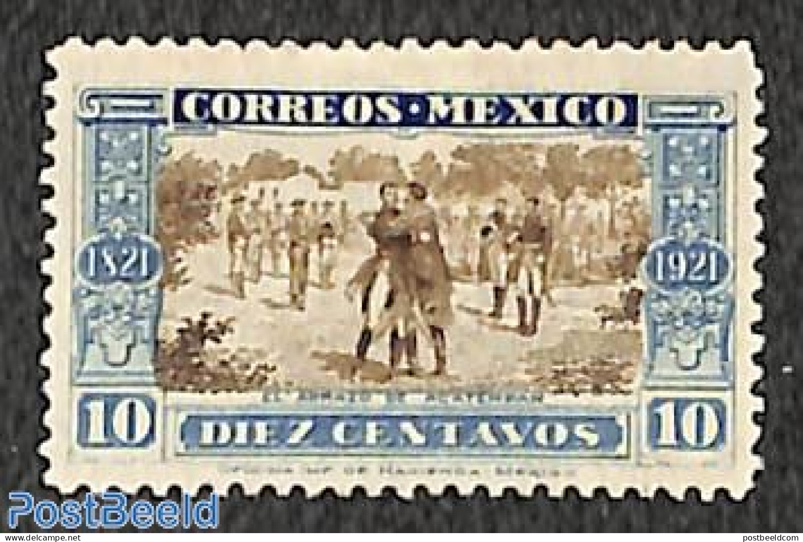 Mexico 1921 100 Years Independence 1v, Unused (hinged), Art - Paintings - Mexico