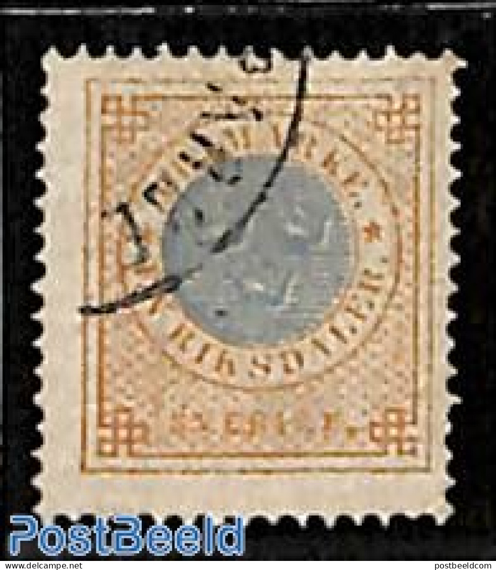 Sweden 1872 1rd, Perf. 14, Used, Used Stamps - Oblitérés