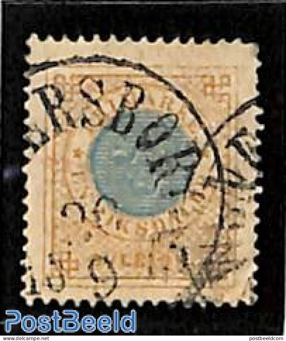 Sweden 1872 1rd, Perf. 14, Used, Used Stamps - Used Stamps