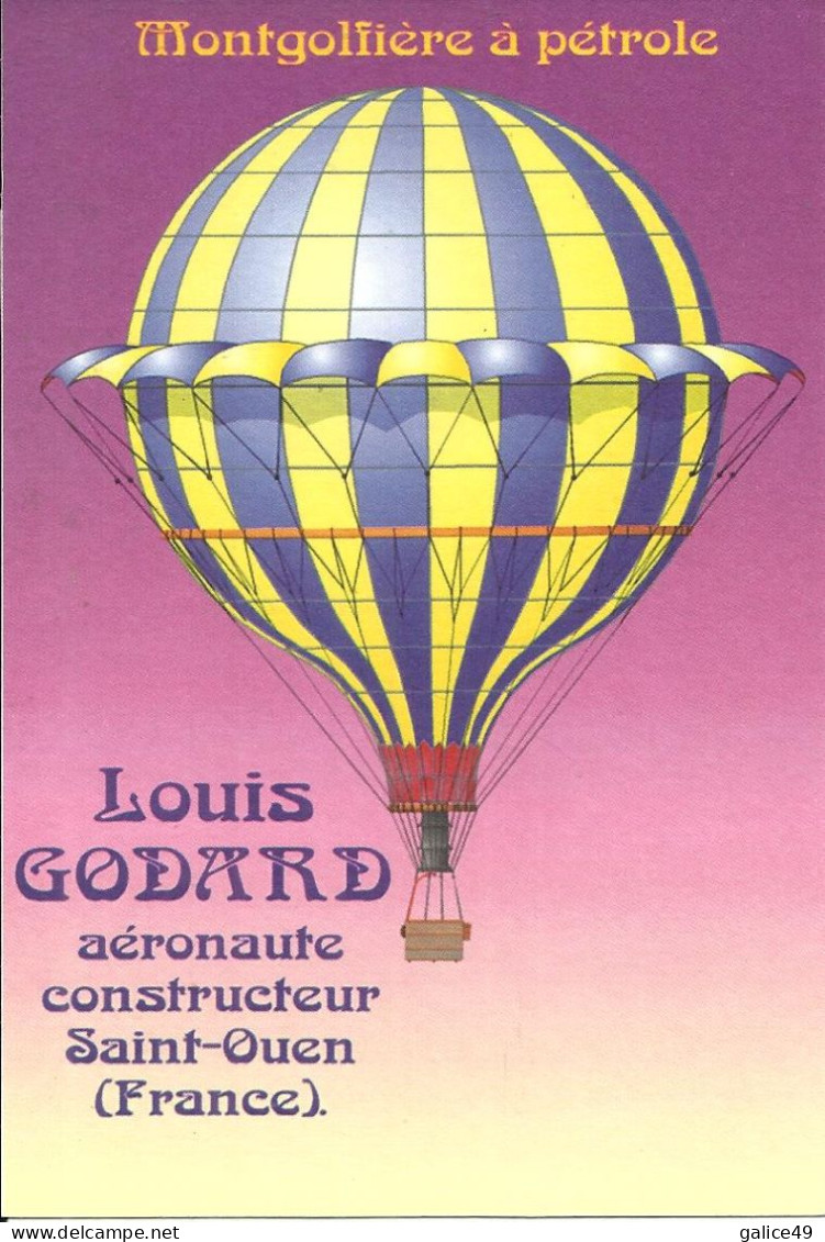 10736 Constructeur Aéronautique  - Louis Godard - Mongolfiere