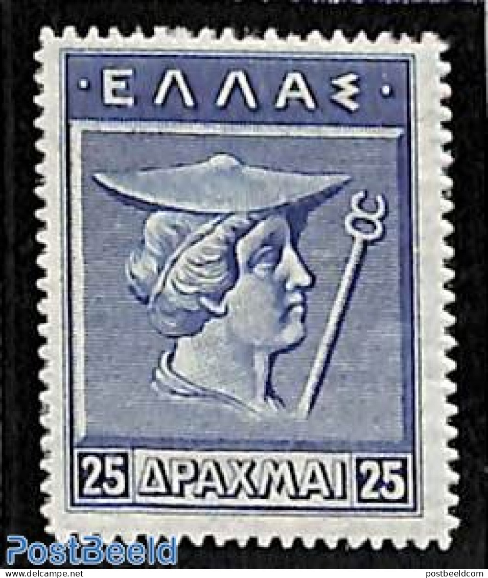 Greece 1911 25dr, Engraved, Stamp Out Of Set, Mint NH - Unused Stamps