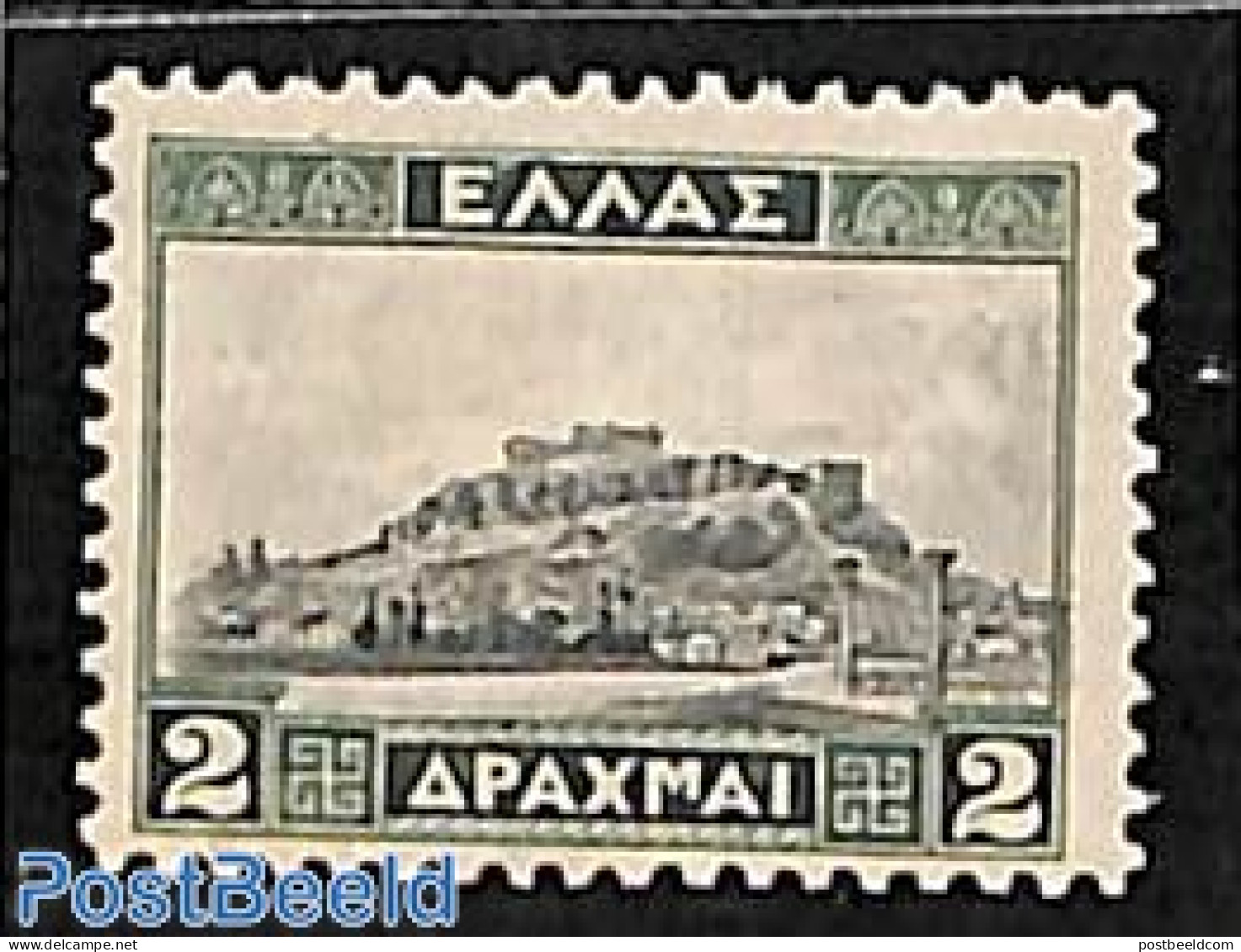 Greece 1927 2Dr, Stamp Out Of Set, Mint NH - Nuevos