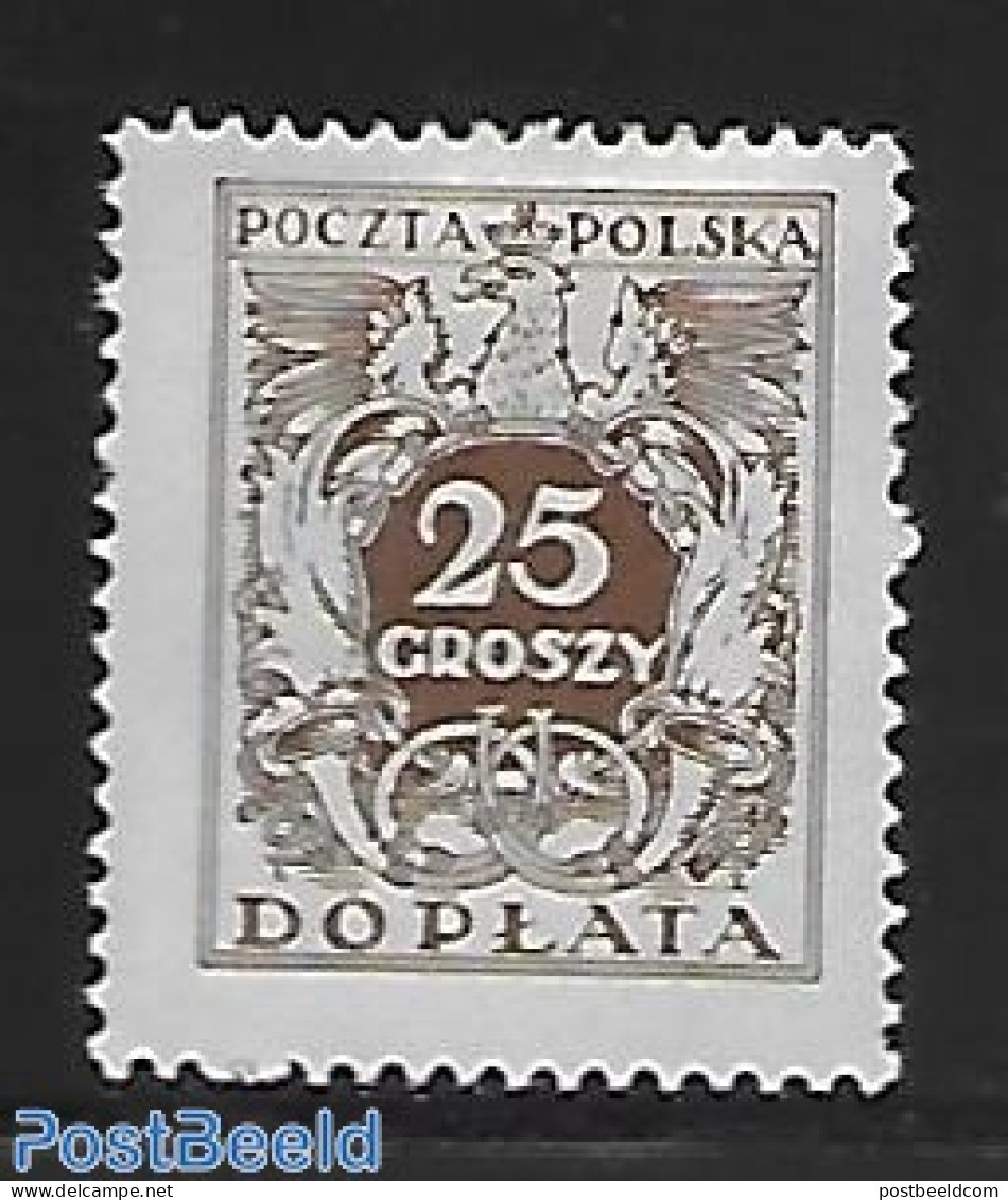 Poland 1924 Porto 1 V. Stamp Out Of Set., Unused (hinged) - Nuovi
