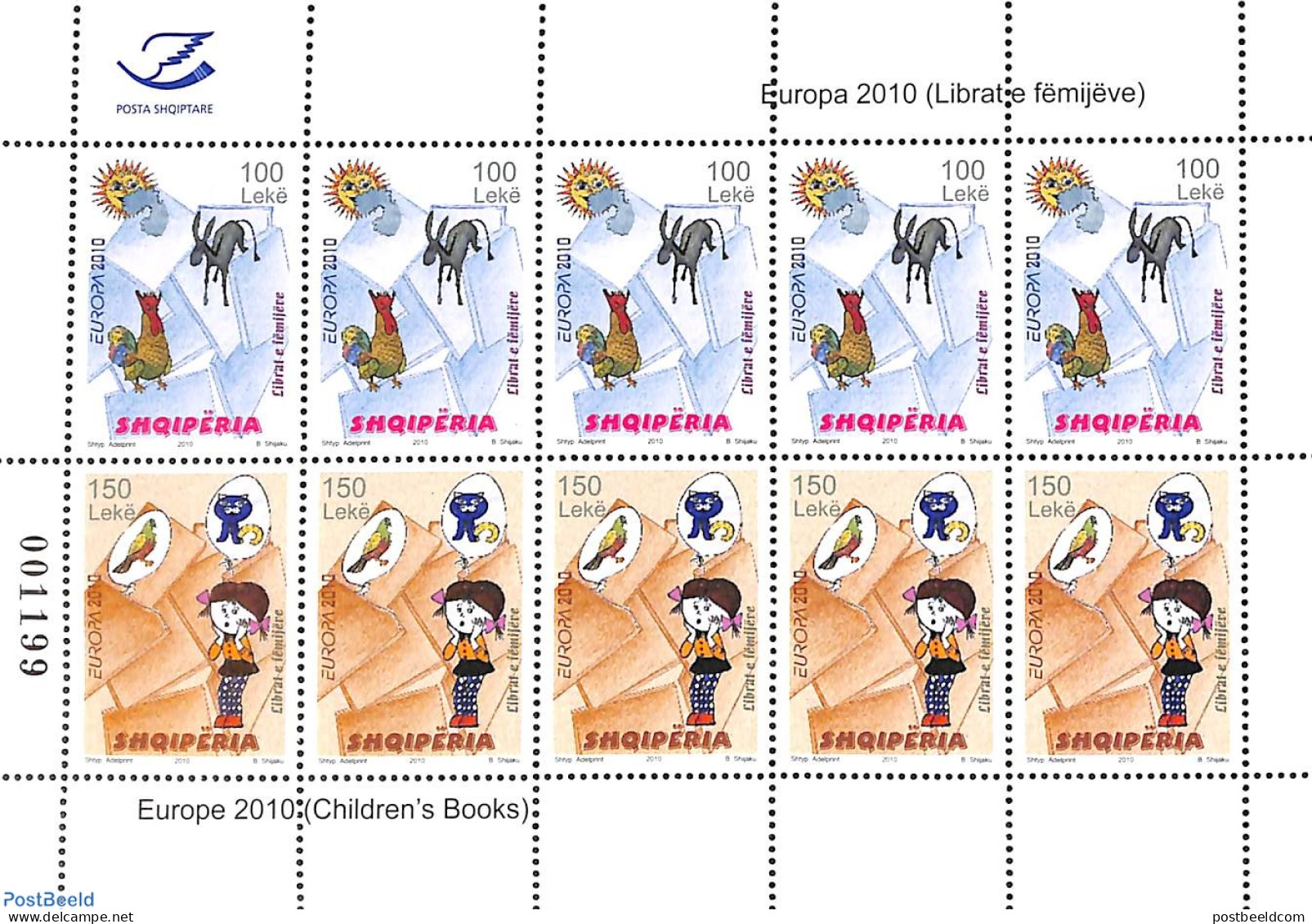 Albania 2010 Europa M/s, Mint NH, History - Europa (cept) - Art - Children's Books Illustrations - Albanie