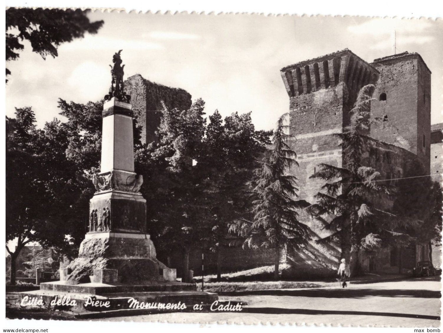 1953 CITTA' DELLA PIEVE   2  MONUMENTO AI CADUTI   PERUGIA - Perugia
