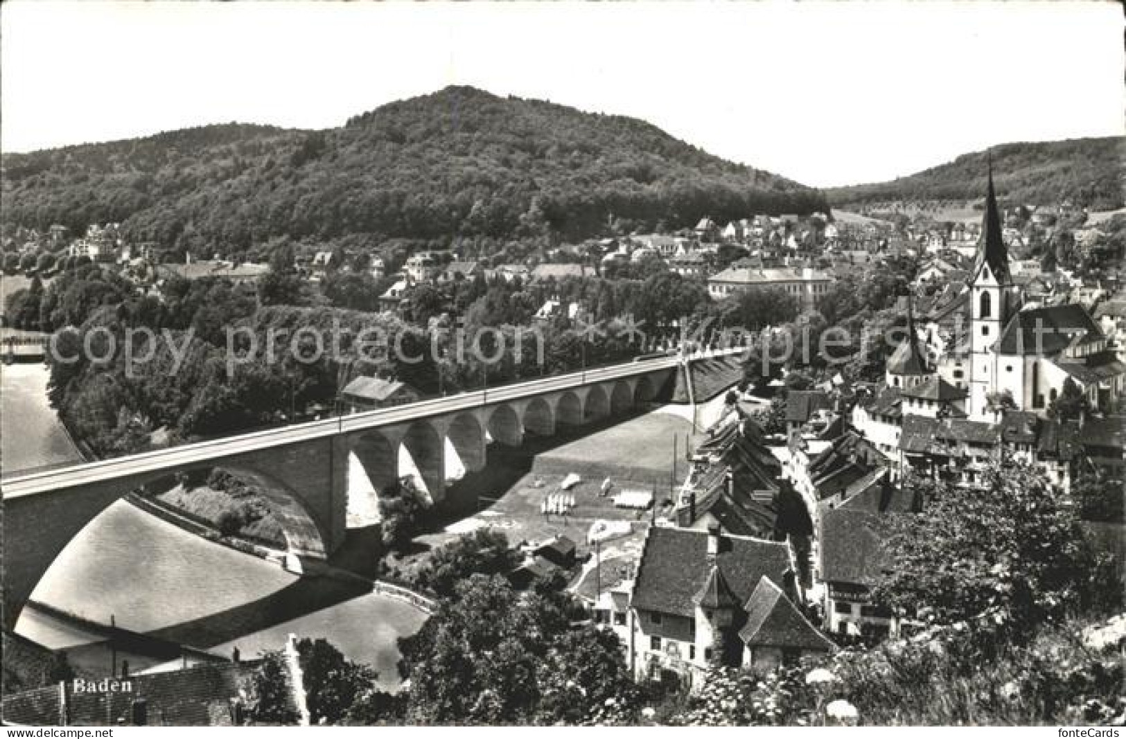 11667384 Baden AG Panorama Viadukt Baden - Autres & Non Classés
