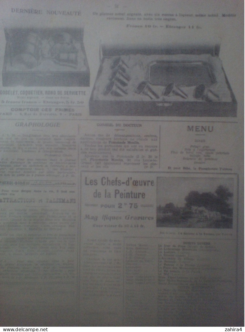 L'Actualité N°626 Mahmoud Chefket-Pacha Cyclisme P Guignard Tennis Chantilly Aviateur Brindejonc Tsar Russe Jeanne D'Arc - 1900 - 1949