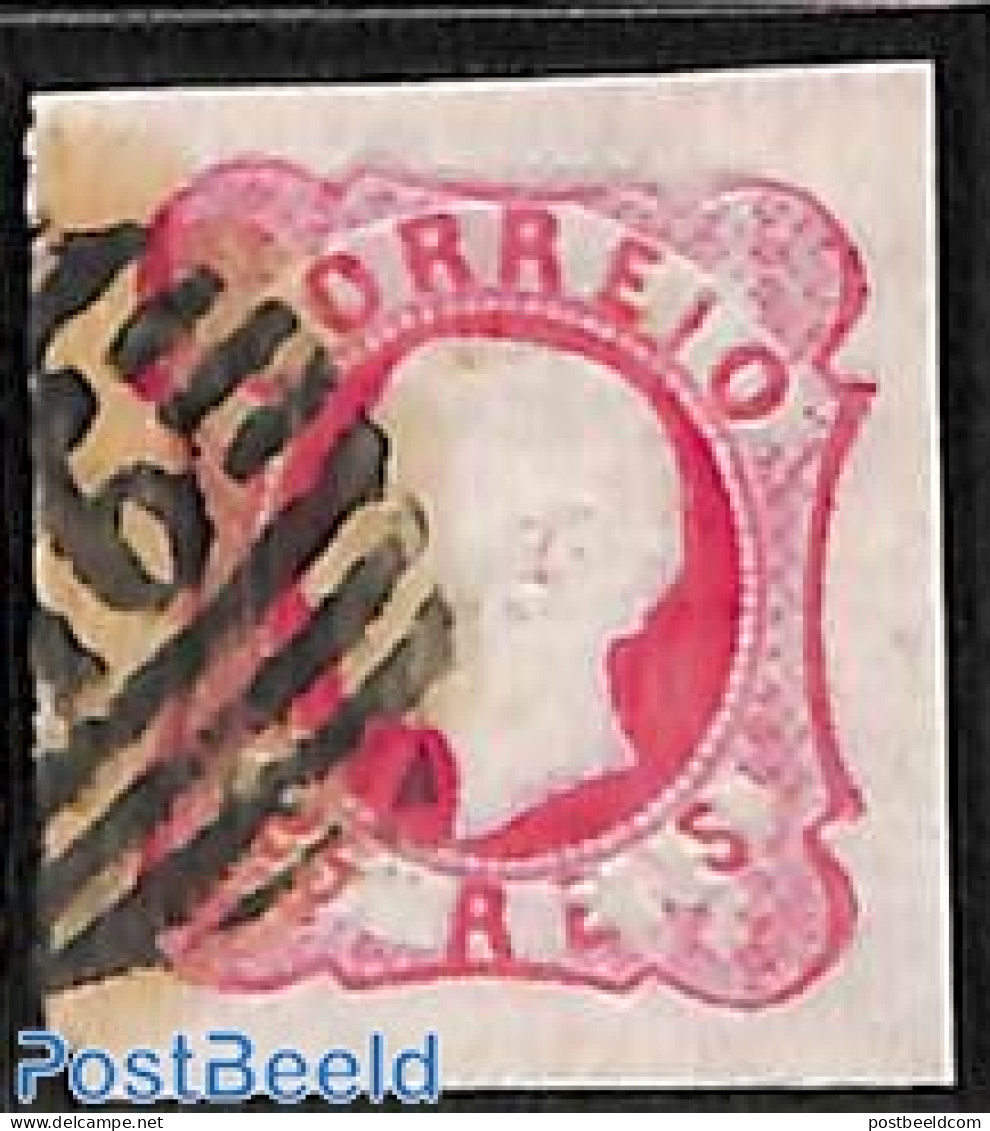 Portugal 1862 25R Rosa, Used, Used Stamps - Used Stamps