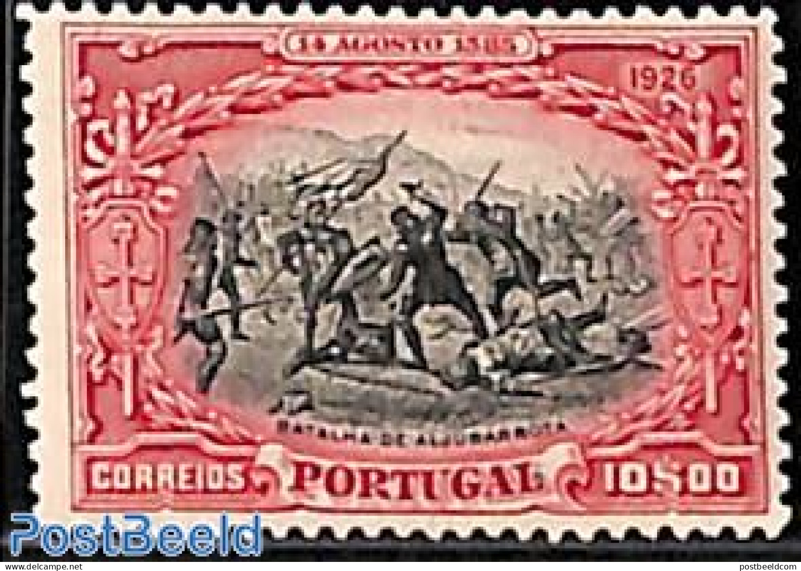 Portugal 1926 10.00, Stamp Out Of Set, Unused (hinged) - Ungebraucht