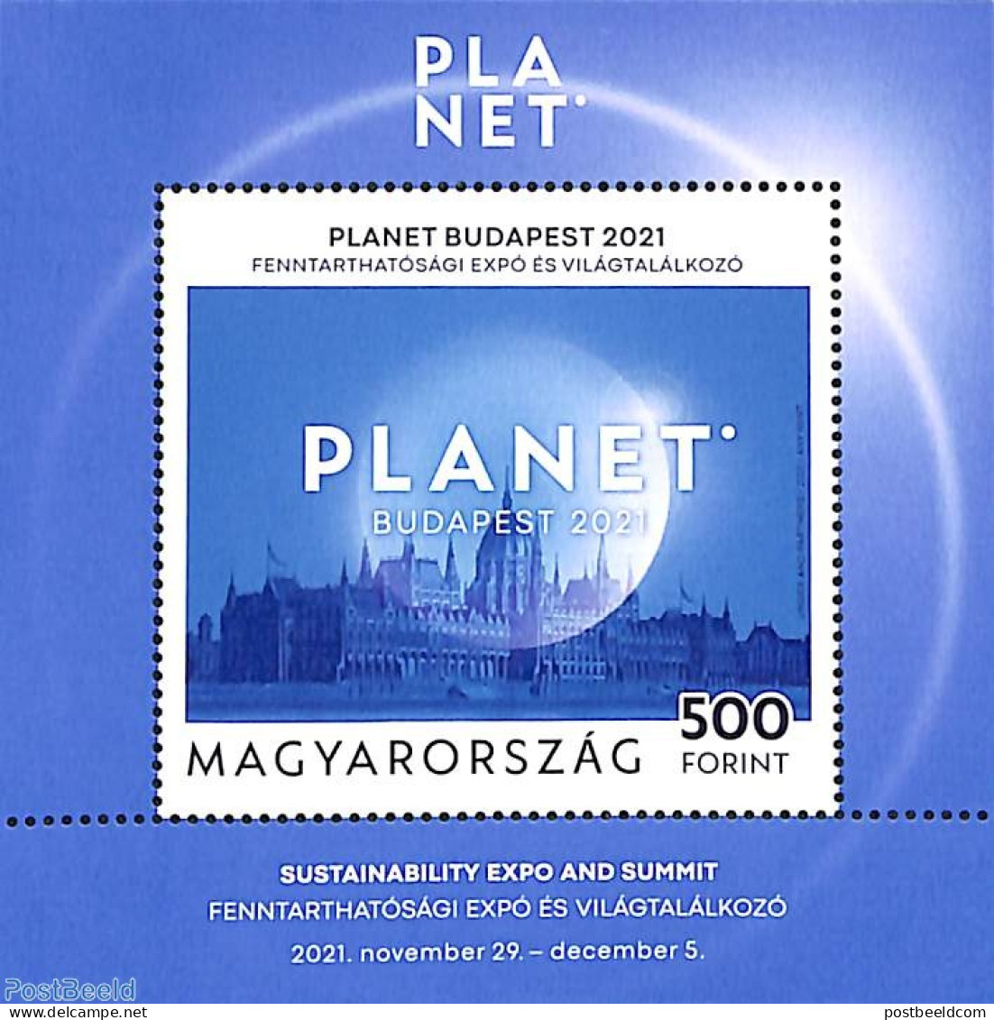 Hungary 2021 Planet Budapest S/s, Mint NH, Nature - Environment - Unused Stamps