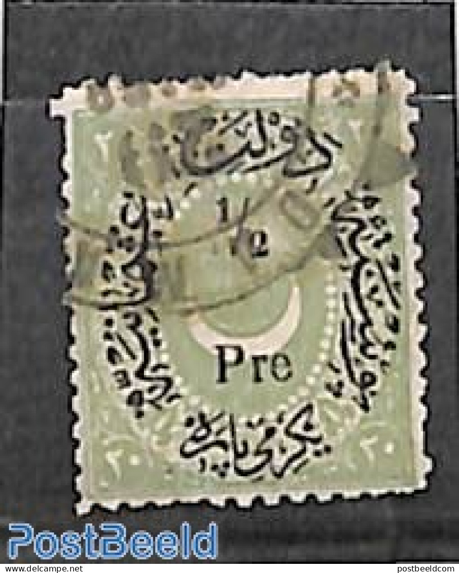 Turkey 1876 1/2pia, Stamp Out Of Set, Used, Used Stamps - Sonstige & Ohne Zuordnung