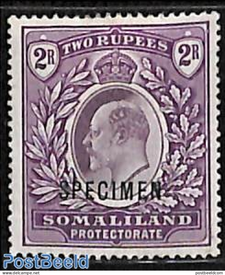 British Somalia 1904 2R, SPECIMEN, Unused (hinged) - Somalilandia (Protectorado ...-1959)