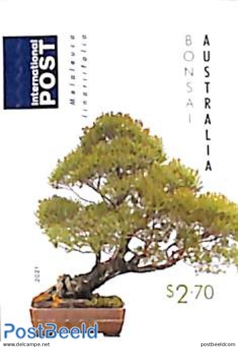 Australia 2021 Bonzai 1v S-a, Mint NH, Nature - Bonsai - Trees & Forests - Ungebraucht