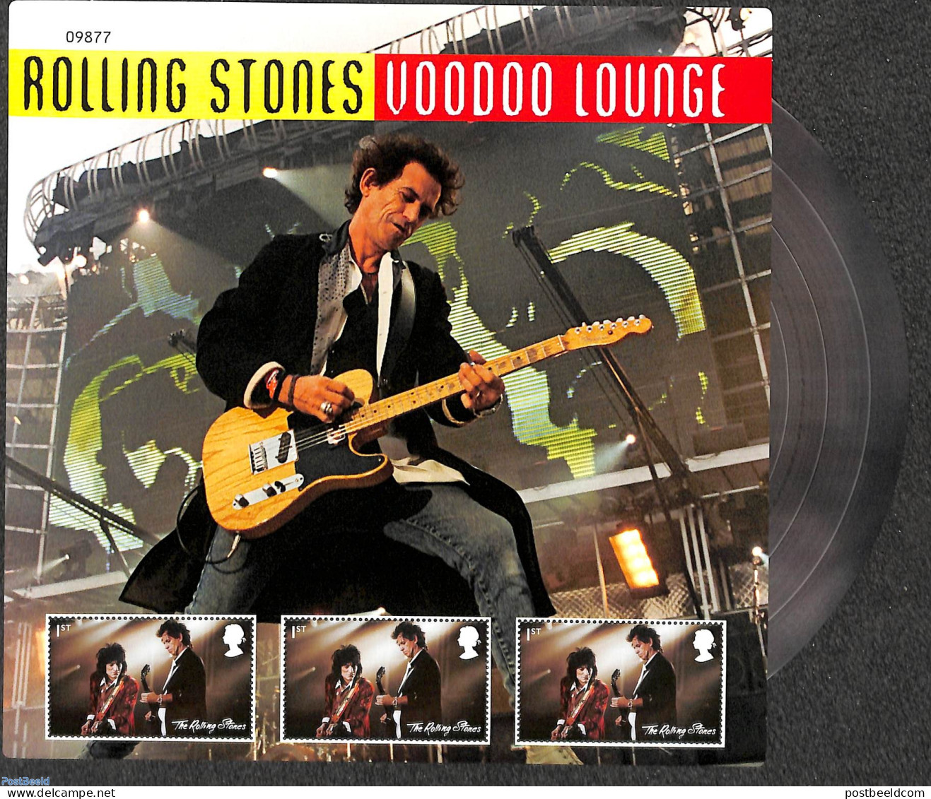 Great Britain 2022 The Rolling Stones, Voodoo Lounge M/s, Mint NH, Performance Art - Music - Popular Music - Other & Unclassified