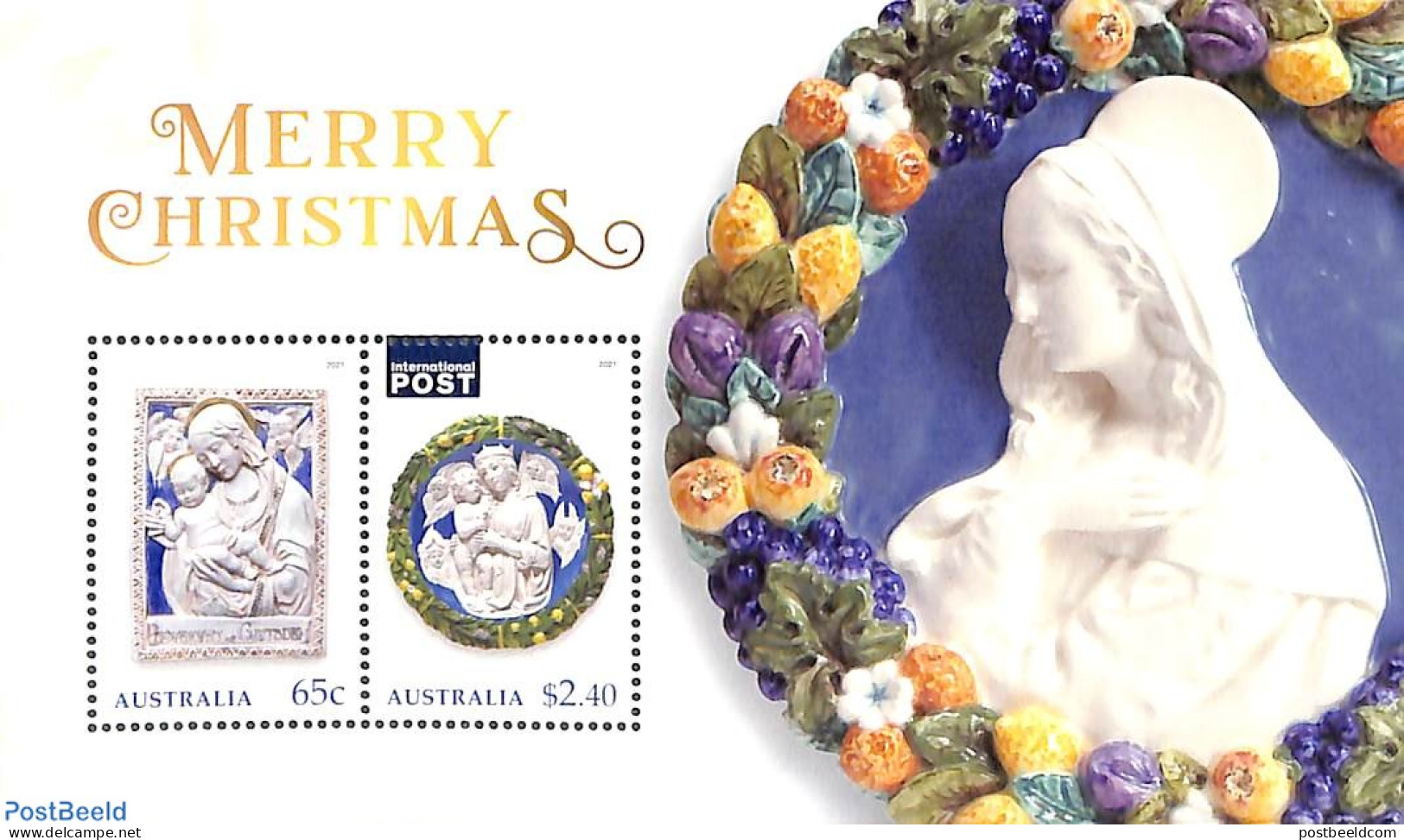 Australia 2021 Christmas S/s, Mint NH, Religion - Christmas - Unused Stamps