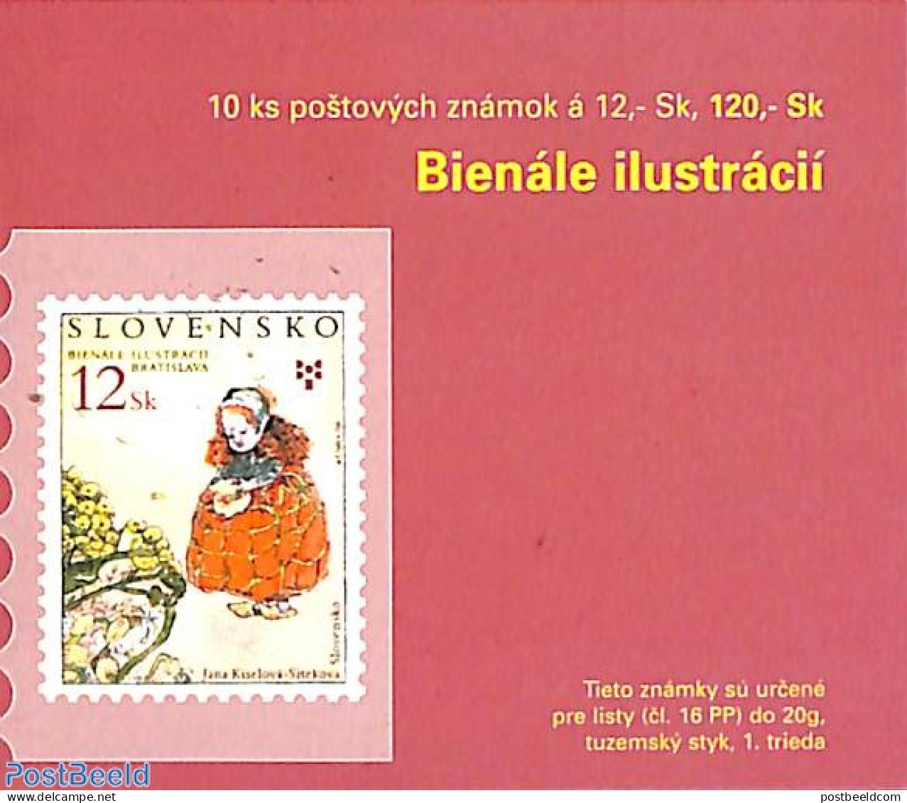 Slovakia 2003 Children Book Illustrations Booklet, Mint NH, Stamp Booklets - Art - Children Drawings - Neufs