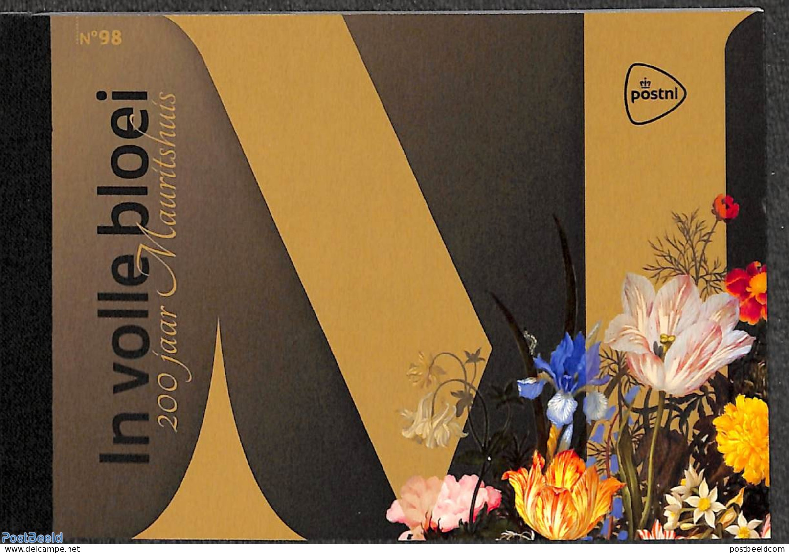 Netherlands 2022 200 Years Mauritshuis, Prestige Booklet No. 98, Mint NH, Nature - Flowers & Plants - Stamp Booklets -.. - Postzegelboekjes En Roltandingzegels