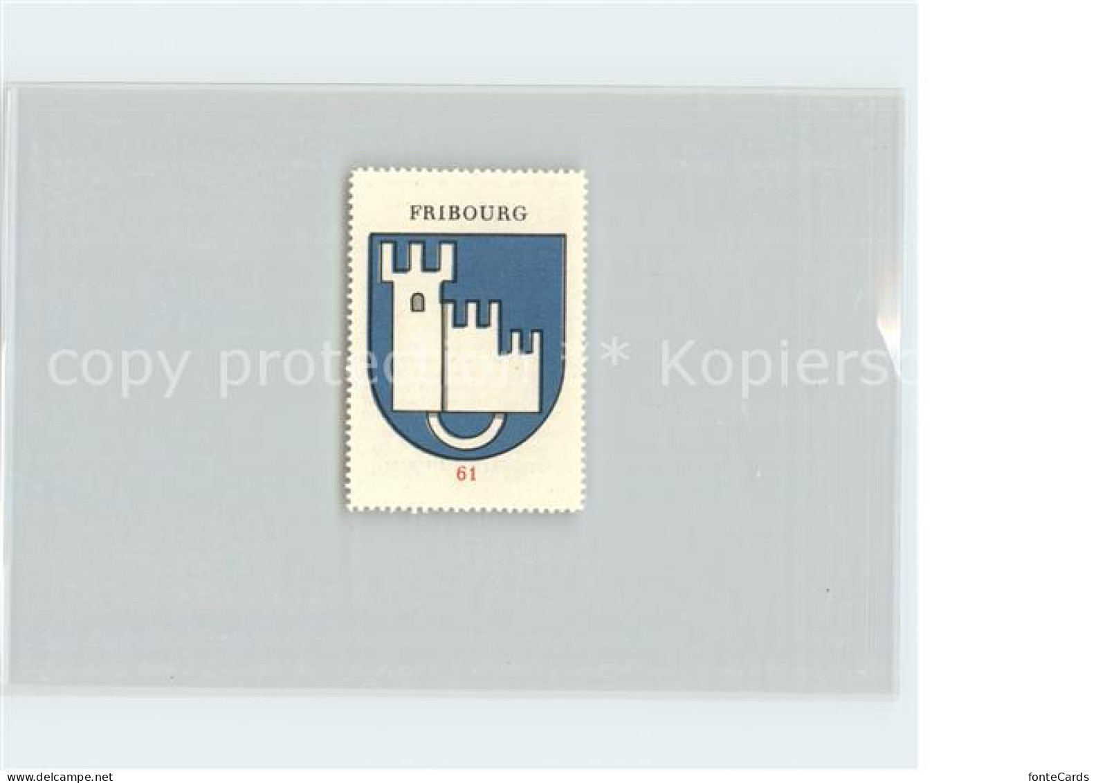 11667167 Fribourg FR Briefmarke Wappen Fribourg - Other & Unclassified