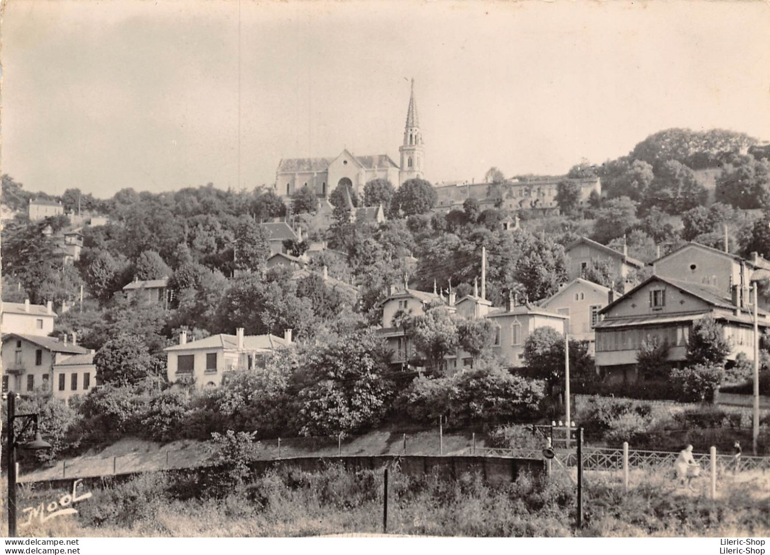 Agen (47) - Le Coteau Et L'église Des Carmes En 1960 - Éditions D'art Mod Cpsm - Agen