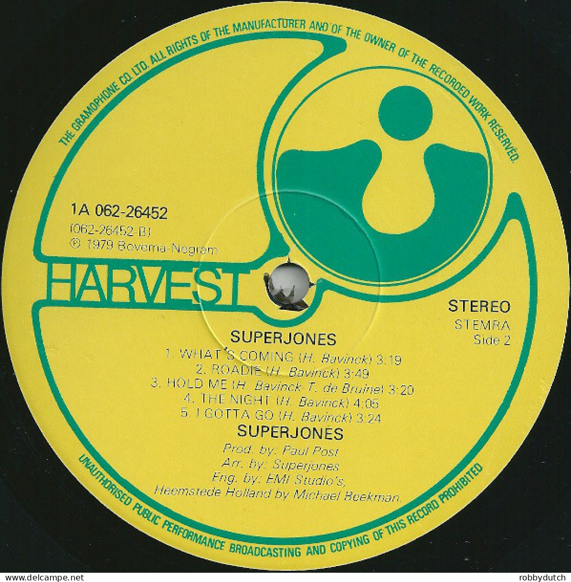 * LP *  SUPERJONES - SAME (Holland 1980 ) - Disco, Pop