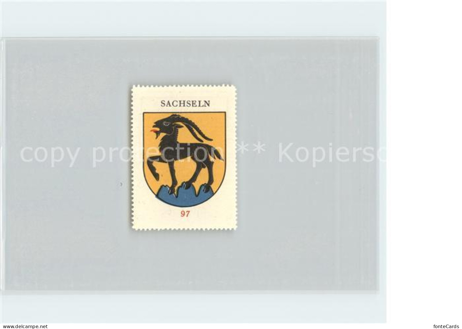 11667152 Sachseln OW Briefmarke Wappen Kaffee Hag Sachseln - Autres & Non Classés