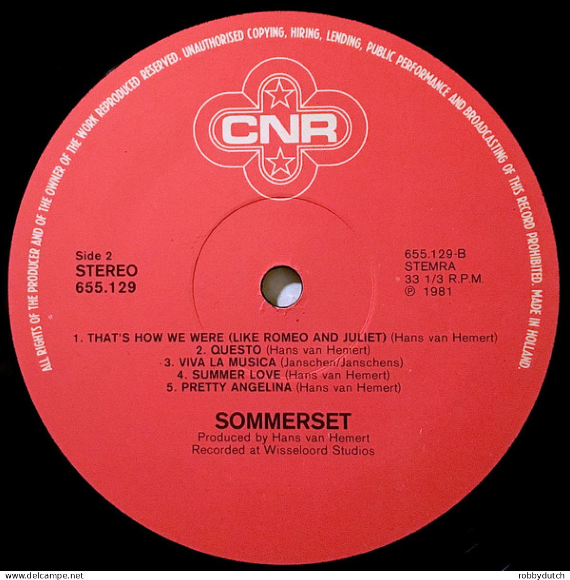 * LP *  SOMMERSET - SAME (Song For You) (Holland 1981 EX-) - Disco & Pop