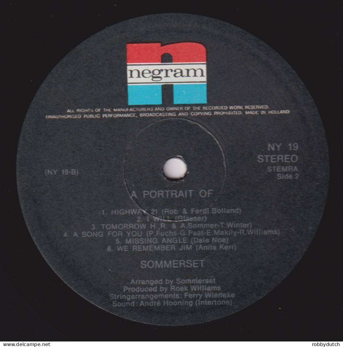 * LP *  SOMMERSET - A PORTRAIT OF SOMMERSET - Disco & Pop