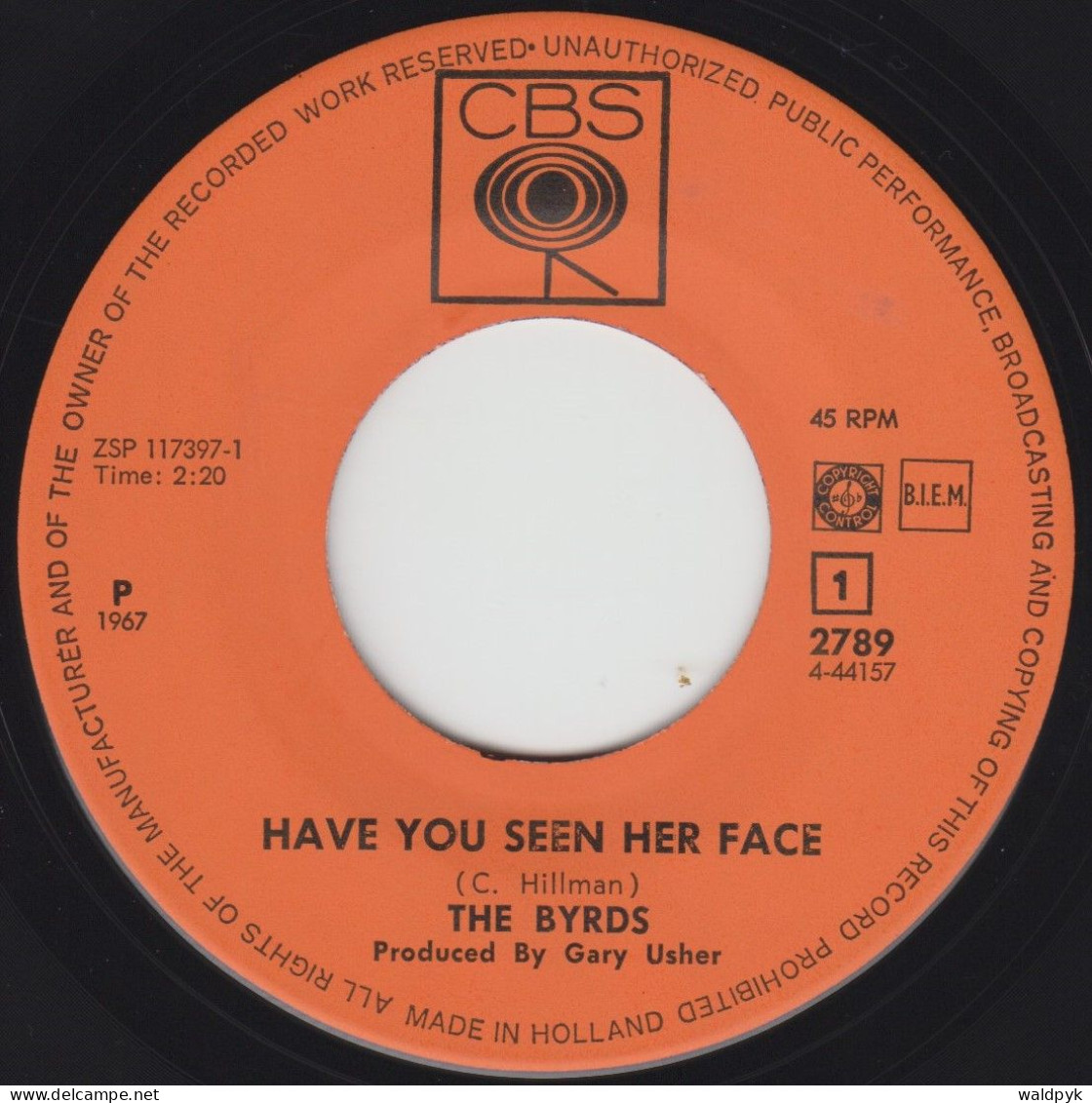 THE BYRDS - Have You Seen Her Face - Otros - Canción Inglesa