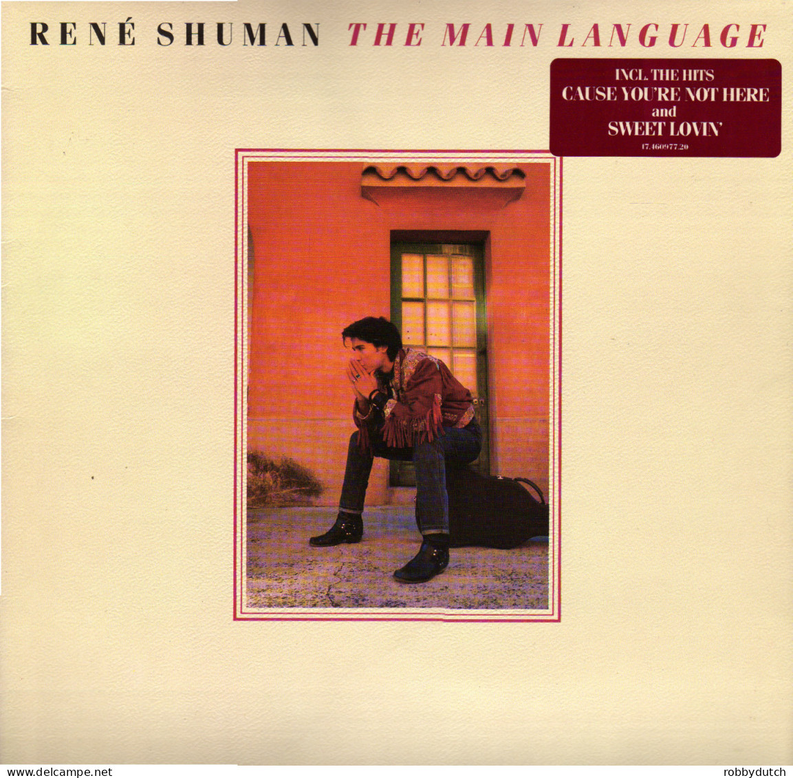 * LP *  RENÉ SHUMAN - THE MAIN LANGUAGE (Europe 1988 EX-) - Disco & Pop