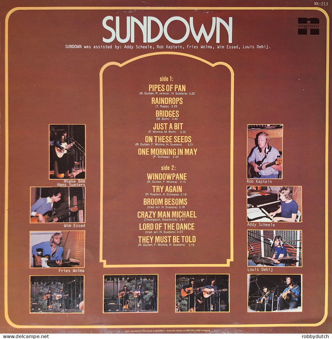 * LP *  SUNDOWN - SAME (Holland 1976) - Country Y Folk