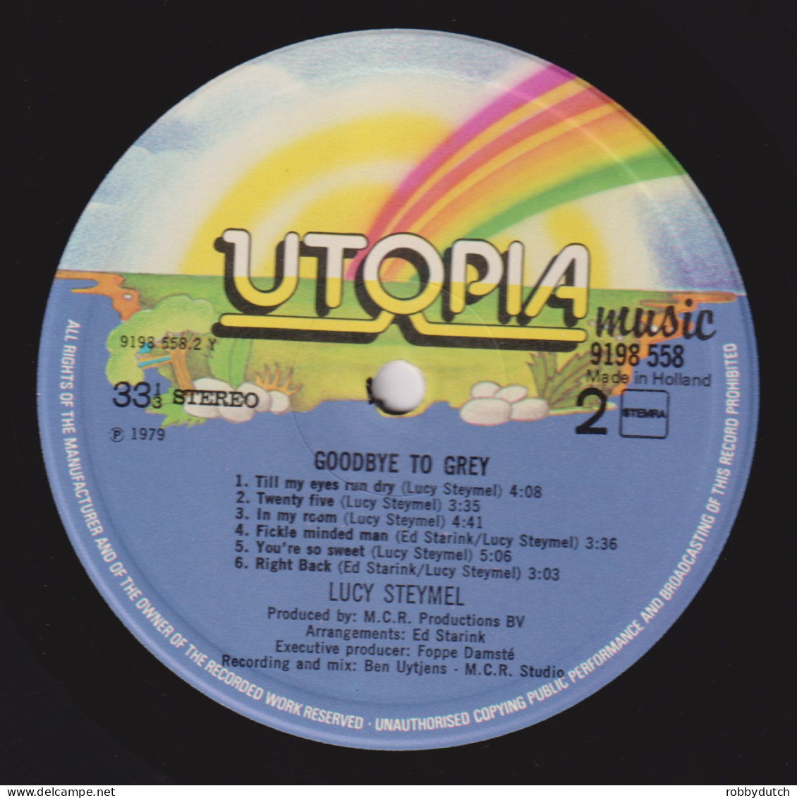 * LP *  LUCY STEYMEL - GOODBYE TO GREY (Holland 1978 EX) - Disco, Pop