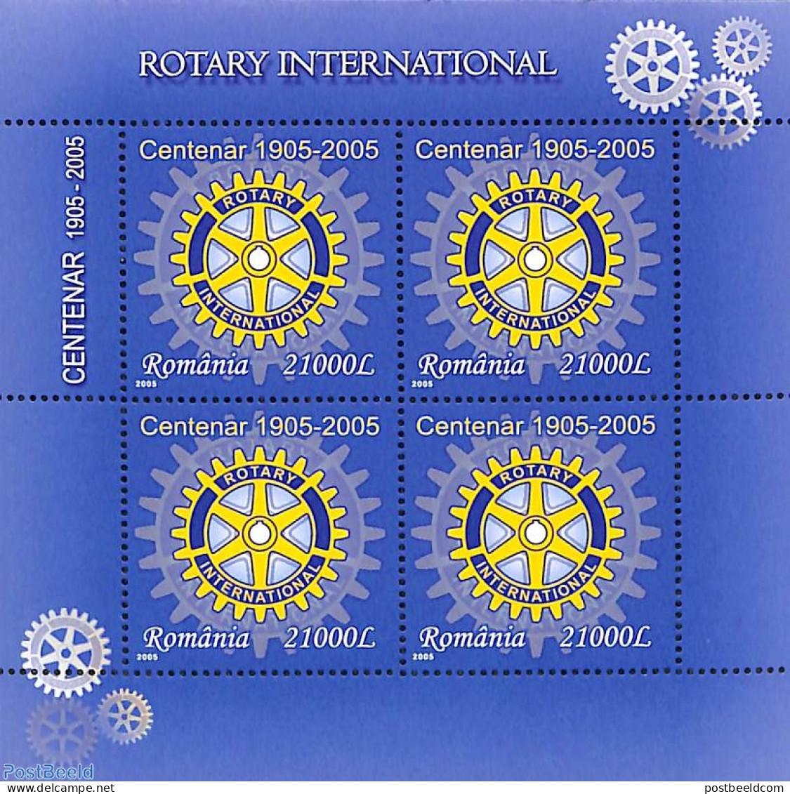 Romania 2005 Rotary M/s, Mint NH, Various - Rotary - Ungebraucht