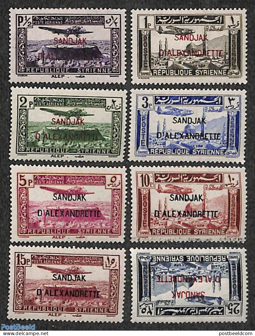 Turkey 1938 Sandjak D'Alexandrette, Airmail 10v, Unused (hinged), Transport - Aircraft & Aviation - Other & Unclassified