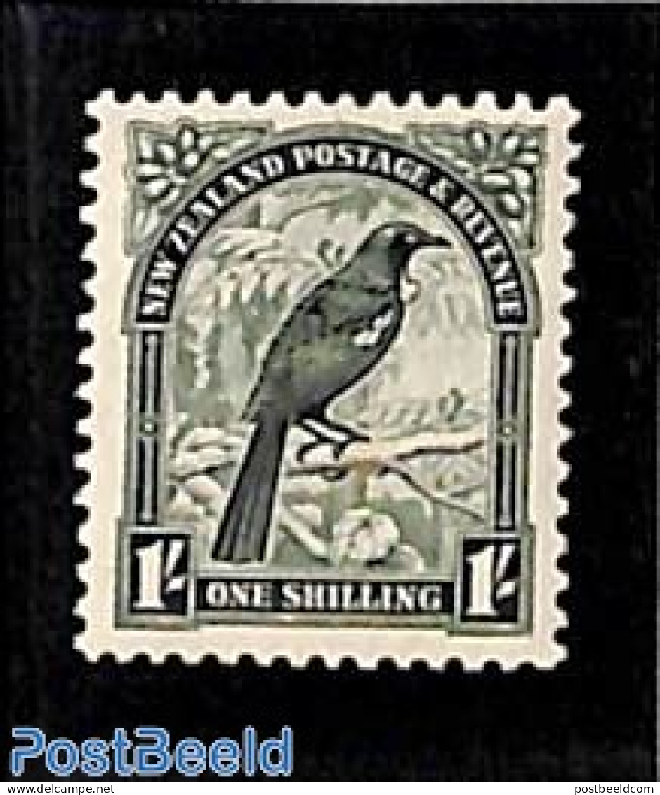 New Zealand 1935 1Sh, Stamp Out Of Set, Mint NH, Nature - Birds - Nuovi