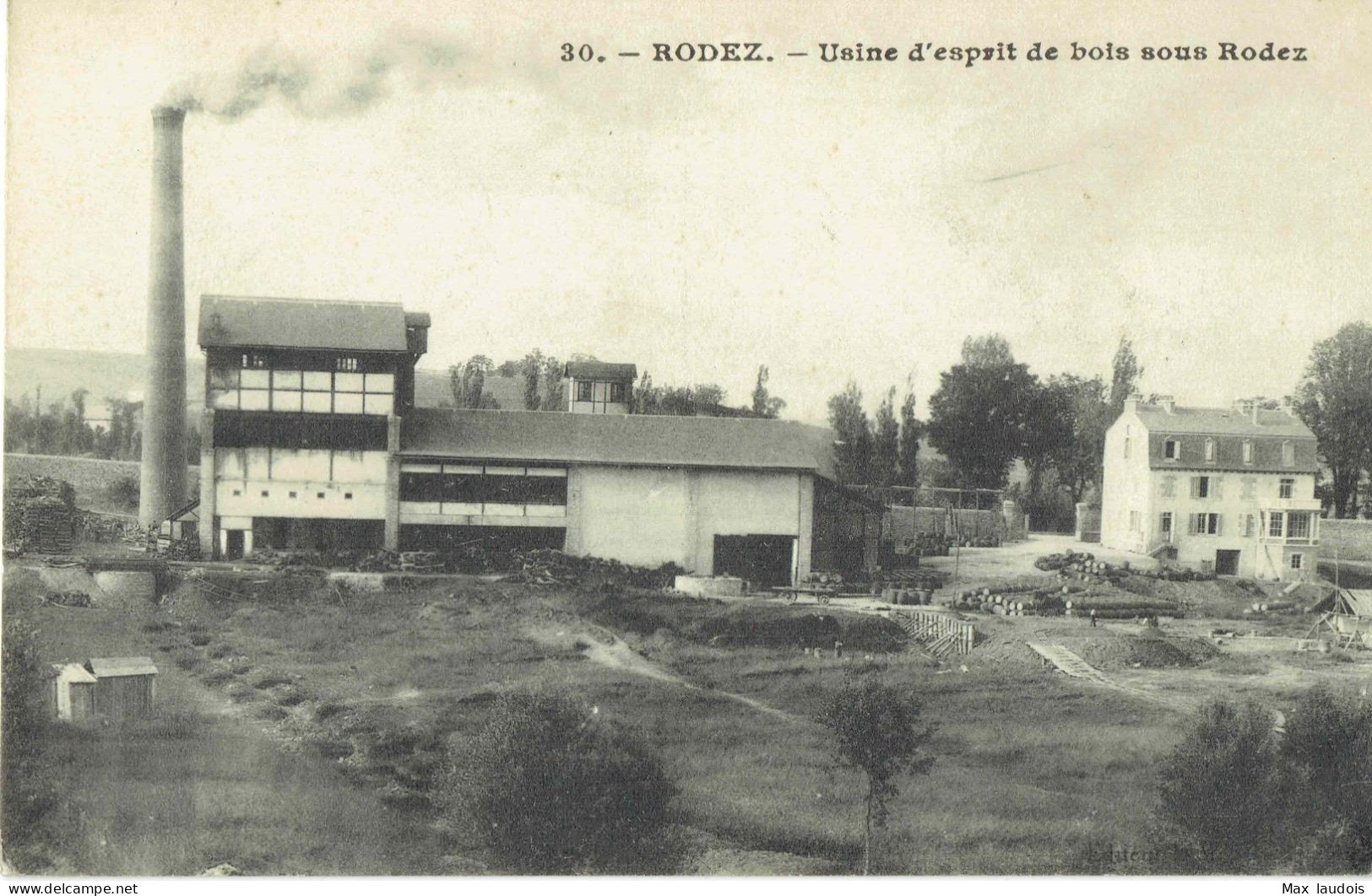 12. Aveyron. Rodez. Usine St-Félix ; Usine D'esprit De Bois Sous Rodez - Rodez