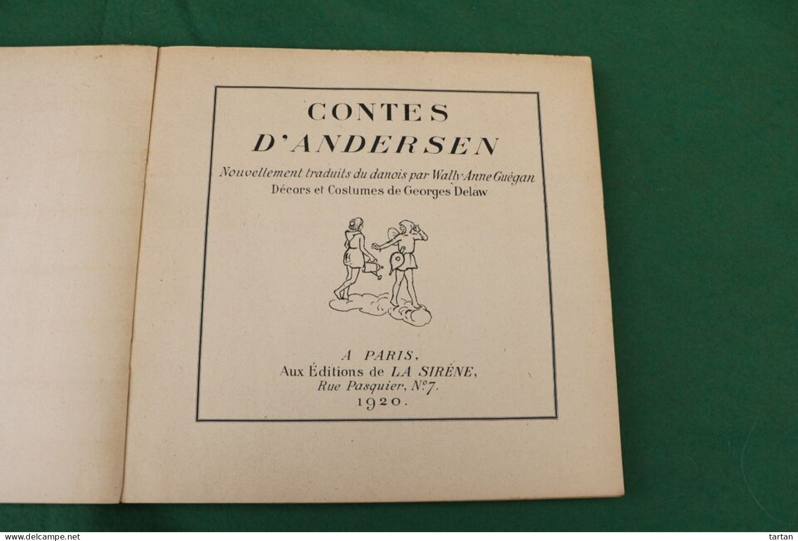 Contes D'Andersen  ANDERSEN, Hans-Christian; DELAW, Georges - Contes