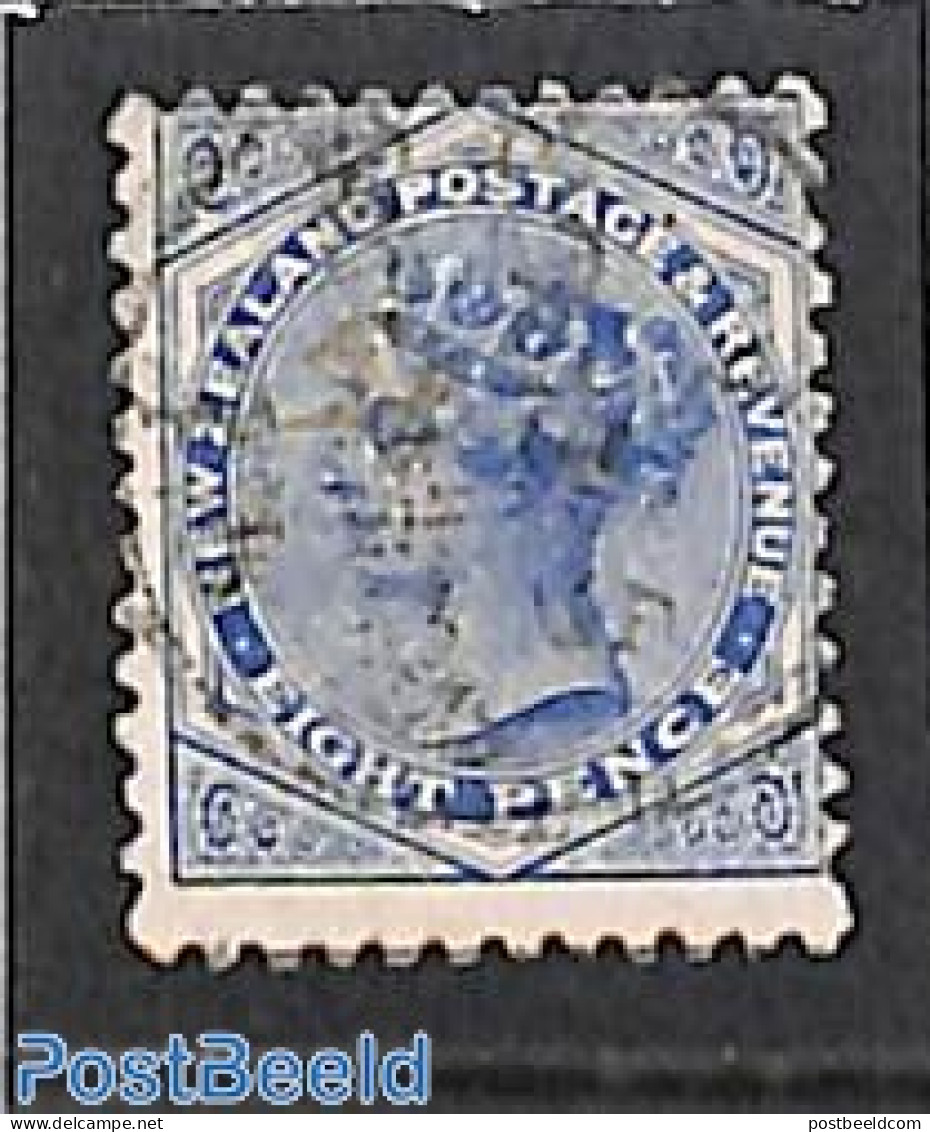 New Zealand 1882 8d, Used, Used Stamps - Gebruikt