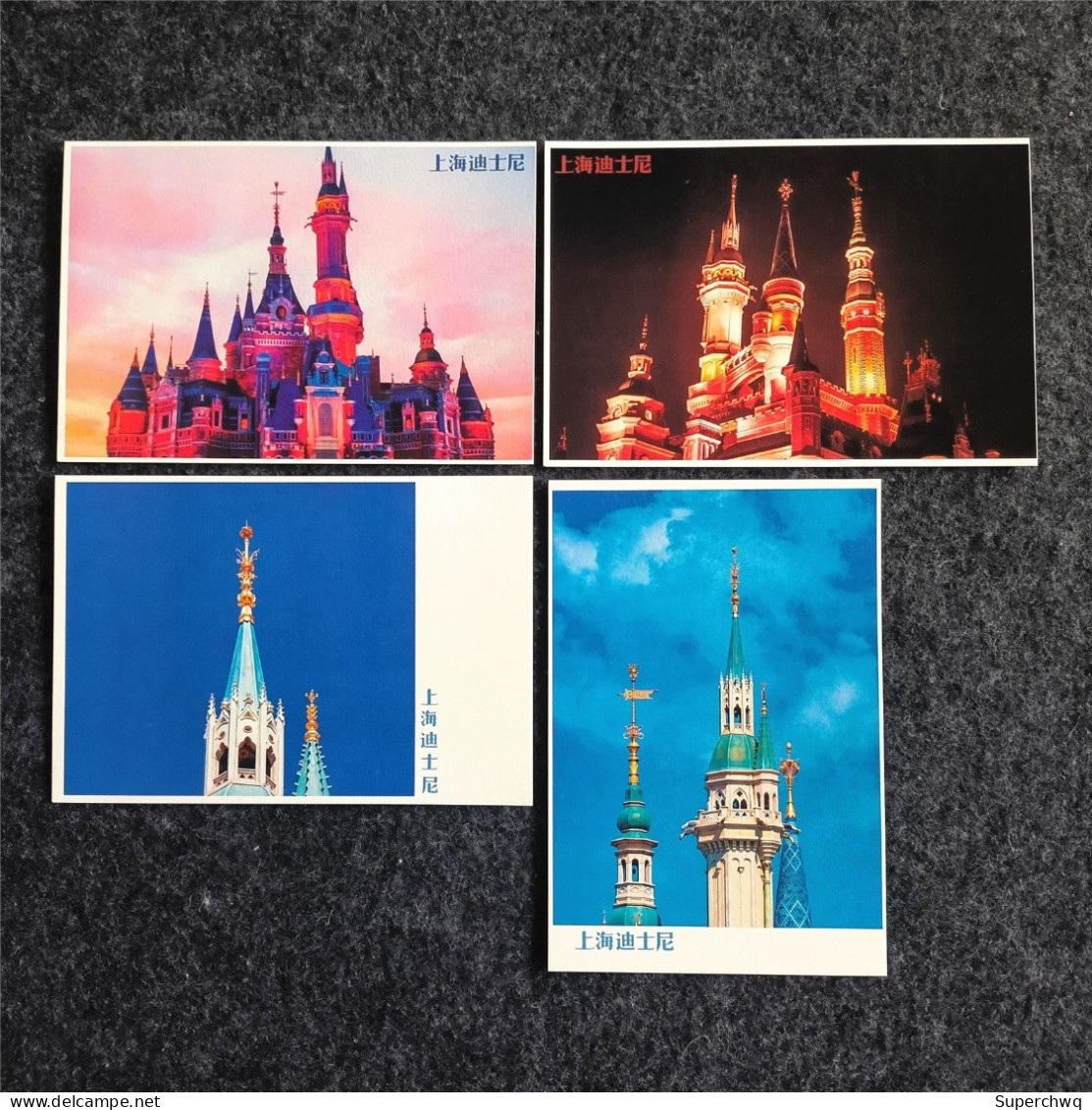China Postcard 10 Photography Postcards From Shanghai Disneyland - Cina
