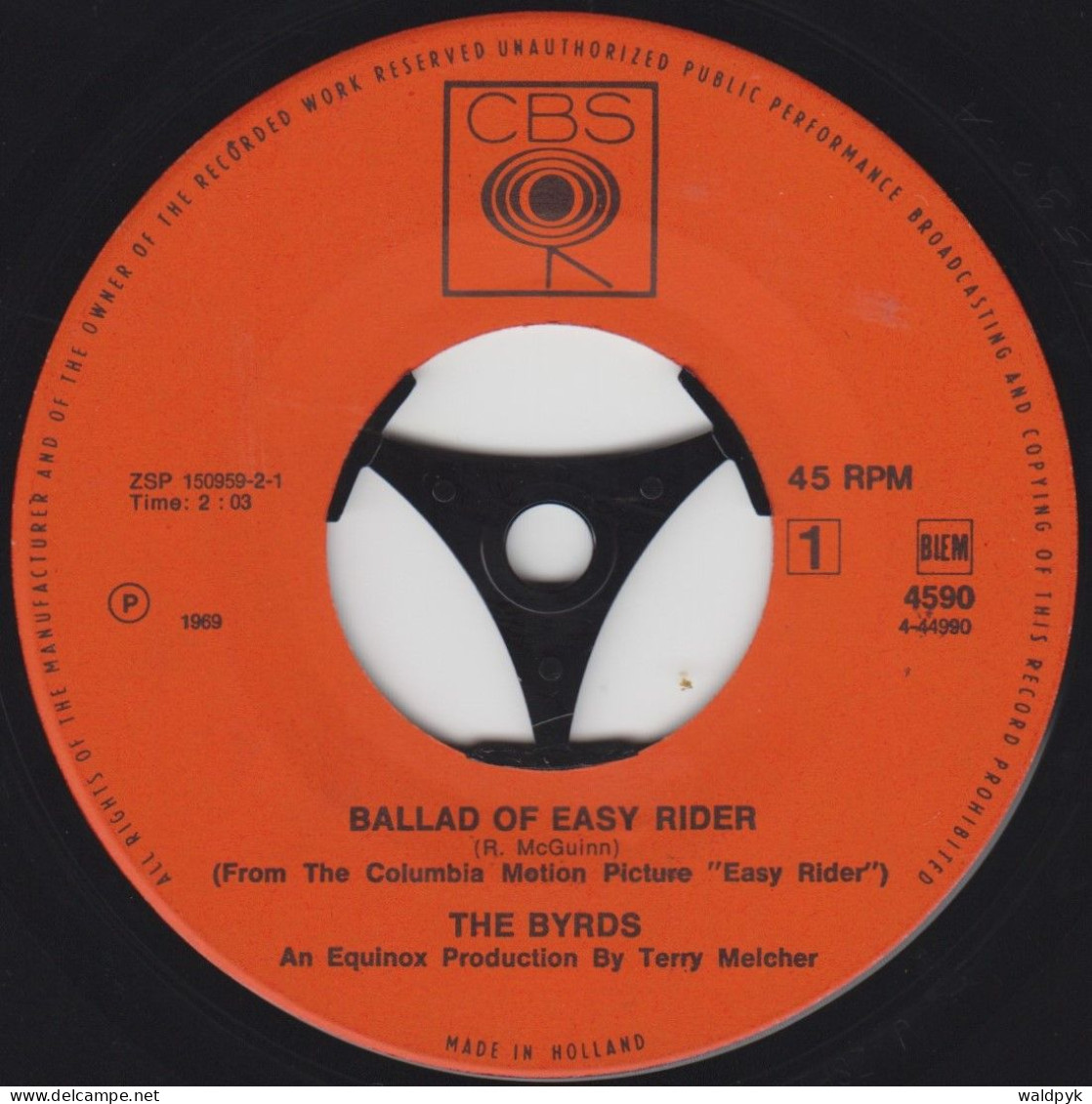 THE BYRDS - Ballad Of Easy Rider - Andere - Engelstalig