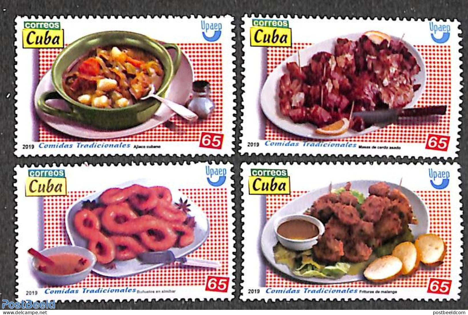 Cuba 2019 UPAEp, Gastronomy 4v, Mint NH, Health - Food & Drink - U.P.A.E. - Unused Stamps
