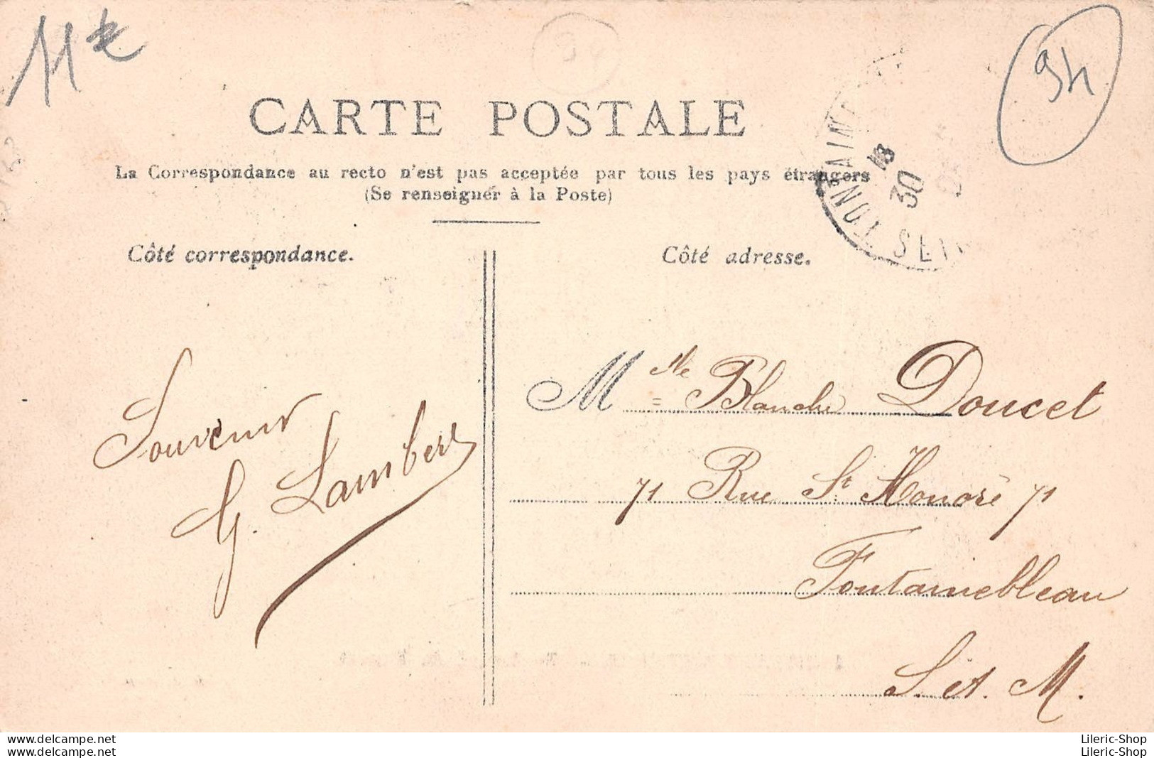 FONTENAY-SOUS-BOIS (94) - Boulevard De Nogent En 1905 - Collection A. Oury - CPA - Fontenay Sous Bois