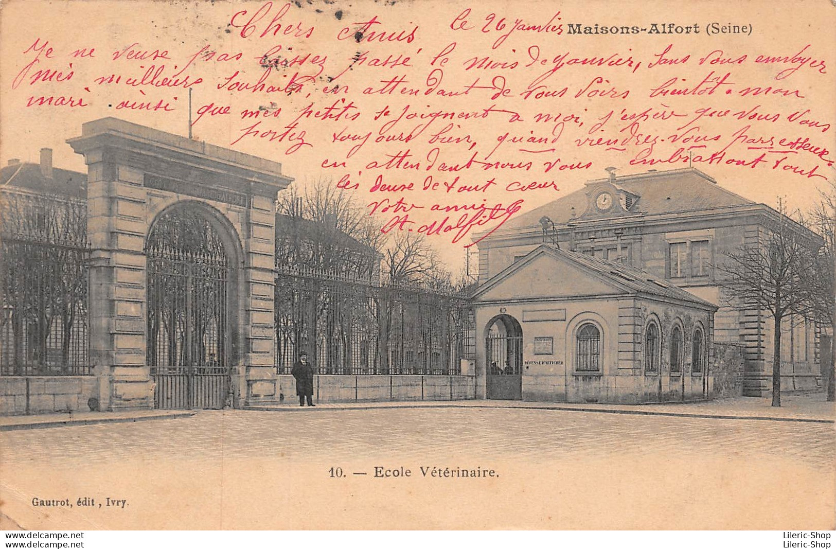 MAISONS-ALFORT (94) - Précurseur - École Vétérinaire 1904 Cpr - Maisons Alfort