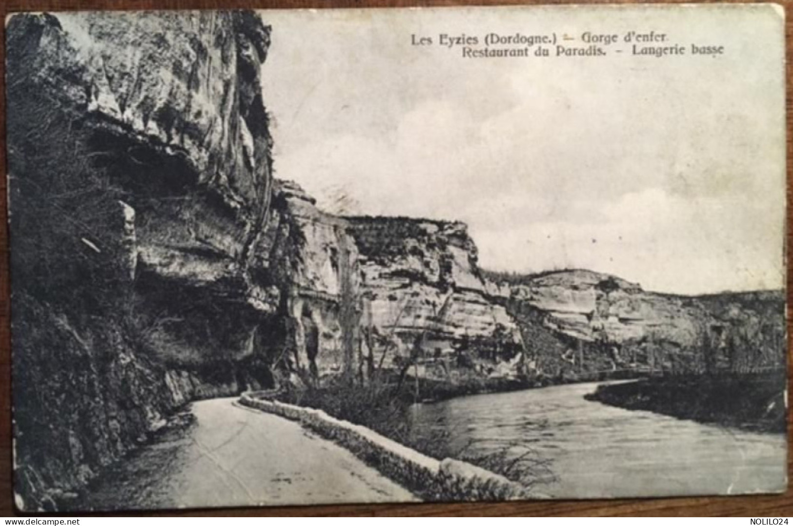 Cpa 24 Dordogne, Les Eyzies, Gorge D'Enfer, Restaurant Du Paradis, éd O.D.P, écrite En 1905 - Les Eyzies